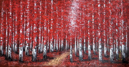 "Red Glamour" original by Inam
