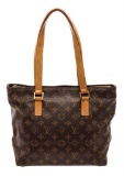 Louis Vuitton Brown Monogram Leather Cabas Piano Tote Bag