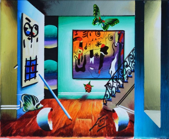 FERJO MAGNIFICENT MIROS SIGNED ORIGINAL