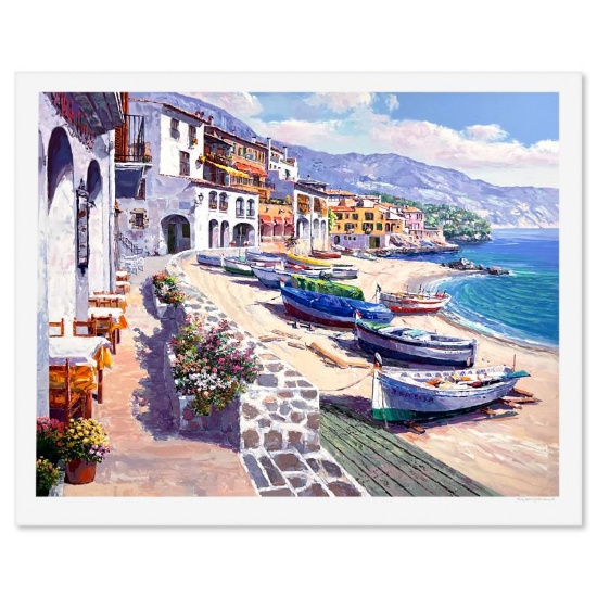 Boats of Calella by Park S. Sam
