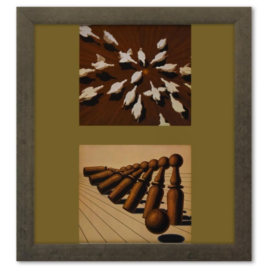 Etude De Mouvement (Basse - Cour Quilles) de la serie Graphismes 1 by Vasarely (