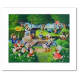 Surprise Party at Memory Pond by Carl Barks (1901-2000)