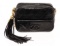 Chanel Black Lambskin Mini Tassel Camera Crossbody Bag