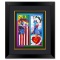 2 Liberties, Flag and Heart by Peter Max