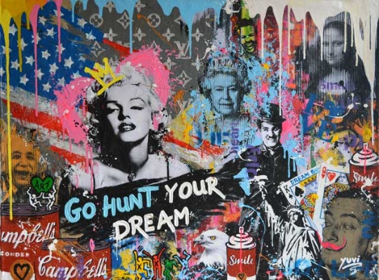 YUVI GO HUNT YOUR DREAMS ORIGINAL SIGNED