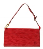 Louis Vuitton Red Epi Leather Pochette