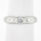 Tiffany & Co. Platinum 0.26 ctw Round Diamond Solitaire Etoile Engagement Ring