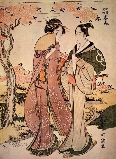 Hokusai - Two Women
