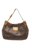 Louis Vuitton Brown Monogram Canvas Galliera PM Hobo Bag