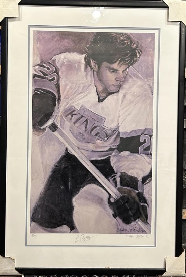 Luc Robitaille NFL Rookie by Stephen Holland