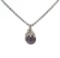 14kt WG Diamond Pearl Pendant and chain