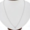 New 14K Gold.62 ctw Round Brilliant Diamond Solitaire Pendant w/ Adjustable Chai