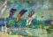 Alfred Sisley - Regatta in Molesly Alfred Sisley