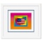 Flag with Heart on Blends by Peter Max
