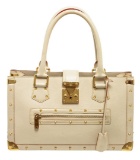 Louis Vuitton White Leather Le Fabuleux Shoulder Bag