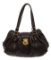 Louis Vuitton Black Monogram Canvas Lunar PM Hobo Bag