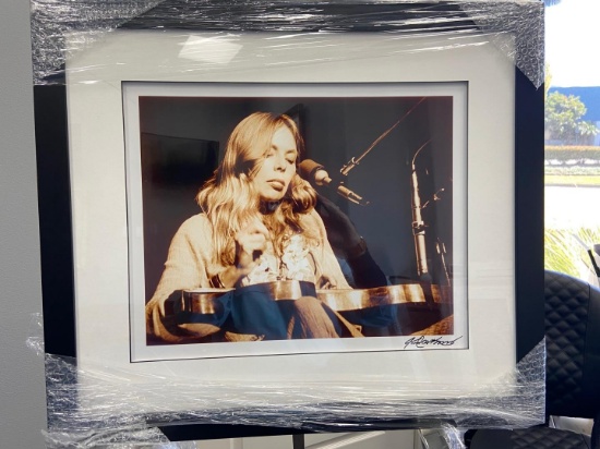 Joni Mitchell in Honolulu 1972 by Robert M Knight