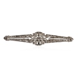 0.65 ctw Diamond Brooch - 14KT White Gold