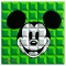 Green 8-Bit Mickey by Loveless Tennessee