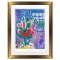 Autoportrait Avec Bouquet by Chagall (1887-1985)