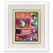 5 Liberties and Flag by Peter Max