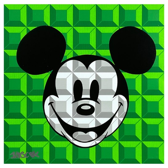 Green 8-Bit Mickey by Loveless Tennessee