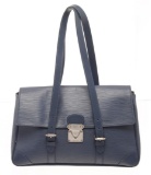 Louis Vuitton Blue Epi Leather Segur MM Shoulder Bag