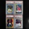 Set of (4) Modern Baseball Prospect Cards - PSA Graded Refractors & Autographs