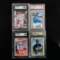 Set of (4) Baseball Cards - Trout, Griffey Jr., McGwire & Frank Thomas - Mixed G