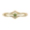 Antique Victorian 14k Gold Peridot Seed Pearl Hand Engraved Open Bar Brooch Pin