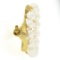 Mikimoto 18k Yellow Gold 4.7mm Cultured Pearl & Diamond French Horn Pin Brooch