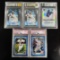 Set of (5) Modern Prospect Baseball Cards - Henry Davis, Ronny Mauricio, Robert