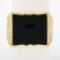 Men's Vintage 14K Yellow Gold Rectangular Black Onyx w/ Textured Sides Wide Ring