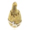Vintage 18K TT Gold Detailed Textured Chick Bird Breaking Out of Egg Pin Brooch
