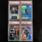 Set of (4) Rookie Football Cards - Bijan Robinson, Will Levis & Anthony Richards