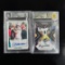 Set of (2) Beckett Graded Autograph Cards - Quinn Ewers & Kenny Pickett