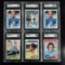 Assorted Set of George Brett Baseball Cards - SGC Graded