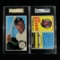 Set of (2) Vintage Baseball Cards - Al Kaline & Hank Aaron