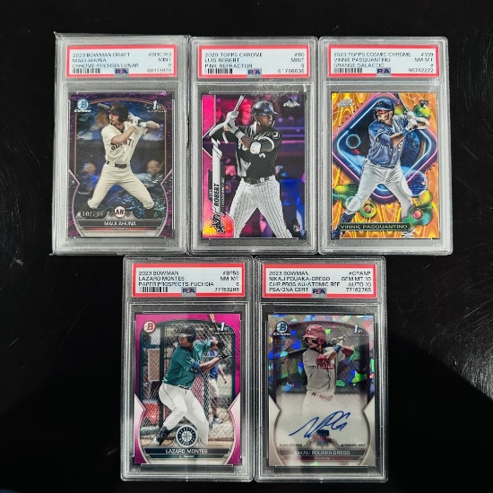 Assorted Set of Baseball Cards - PSA Graded
