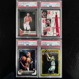 Set of (4) Basketball Cards - Wembanyama, Hachimura, Hardaway & Bulls Trio - All