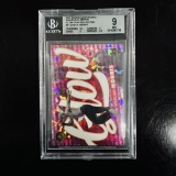 2021 Super Glow Chuck Norris - Cracked Ice Pink #91 (BGS 9 Mint)