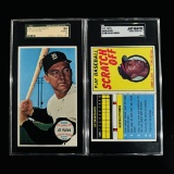 Set of (2) Vintage Baseball Cards - Al Kaline & Hank Aaron