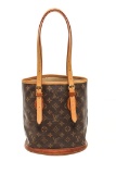 Louis Vuitton Brown Monogram Canvas Bucket PM Shoulder Bag