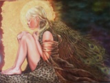 Brigitte the Angel  ORIGINAL by Margaret Korona