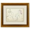 La Comedie Humaine 27.1.54-I by Picasso (1881-1973)