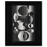Iaca de la serie Lineaires by Vasarely (1908-1997)