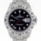 Rolex Mens Stainless Steel Black Dial Oyster Band 40mm Explorer II Wristwatch
