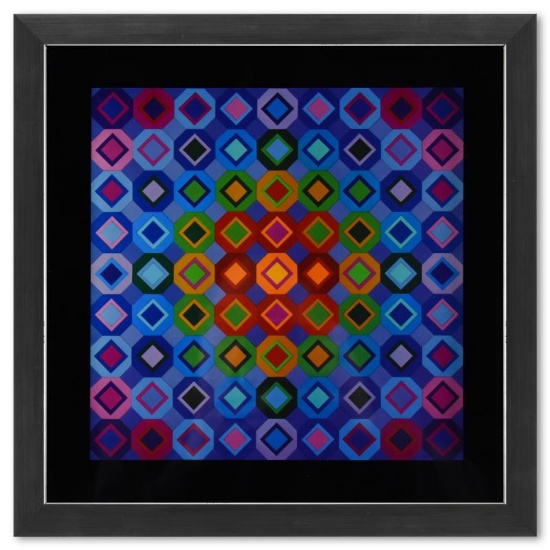 Folkokta de la serie Structures Universelles De LOctogone by Vasarely (1908-1997