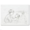 Playful Mother and Baby by Hibel (1917-2014)