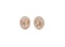 14kt Dia and Morganite Halo Earrings